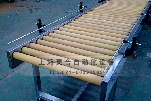 無(wú)動(dòng)力包膠輥筒輸送機(jī)